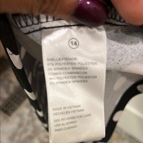 Shelby & Palmer Black and White Polka Dot Sheath Dress with Bell Sleeves - Picture 6 of 6